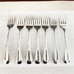 Oneida Sand Dune Forks Glossy Stainless Flatware Usa Lot Of 7 Dinner & Salad. Fixed Price $25.00.