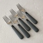 Oneida Stainless OHS258 Salad Forks Matte Black Plastic Handle. Fixed Price $19.76.