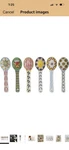 Heart & Home Ceramic Spoons Coffee Tea Dessert Lot 6. Fixed Price $15.00.