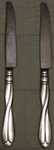 Lot Of 2 Cuisinart CUI16 Stainless Dinner Knife Flatware. Fixed Price $9.50.