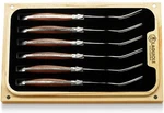 Laguiole California Fork Set - 6 Piece Rosewood In Oakwood Gift Box. Fixed Price $299.95.
