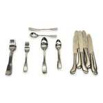 Vintage Stanley Roberts SRB140 Flatware Set Forks Knife Spoons Knives 42 Pieces. Fixed Price $44.99.