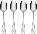 Silverware Set, Satin Sand Dune Everyday Flatware 4-PIECE Teaspoons Service. Fixed Price $27.99.