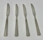 Oneida Satin Easton Set Of 4 Dinner Knives Frosted Handle. Fixed Price $24.99.