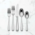 Lenox Stonecliff - 18/10 Stainless 42PC. Flatware Set (service For Eight). Fixed Price $79.99.