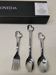 Oneida Child's 3-PIECE "duckling" Flatware Set, Stainless Steel, N/o. Fixed Price $19.95.