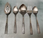 Oneida Northland OHS82 Scrolls Hostess Serving Set 5 Pc. Fixed Price $22.50.