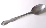 Utica Stainless Oval Soup Spoon Woodbine Pattern Usa Floral Scrolls #108505. Fixed Price $5.99.