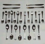Gibson Bead 18/0 Stainless Steel Flatware Pattern Code Giabea Lot Of 25. Fixed Price $69.99.