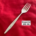 Imperial IMI-90 Single Rose Salad Fork 6 1/8" Stainless Steel Flatware. Fixed Price $7.22.
