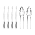 Farberware Seafood Tool Set Of 6 - Stainless Steel. Fixed Price $27.24.