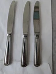 Set Of Three- Sant Andrea Stainless Flatware Verdi (?) Steak Knives. Fixed Price $24.99.