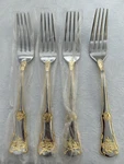 Royal Albert Old Country Roses Set Of Four Salad Forks New!. Fixed Price $20.00.