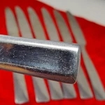 7 Bk Wallace WAS213 Stainless Butter Dinner Knives Flatware Heavy Solid. Fixed Price $24.98.