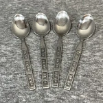 4 Lifetime Cutlery LCU11 Stainless Solid Handle Tea Spoons Discontinued. Fixed Price $18.73.