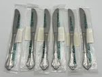 Estia Gourmet Cascade Glossy Floral Stainless Korea Dinner Knives Lot Of 6. Fixed Price $16.95.