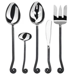 Gourmet Settings Treble Clef 18/10 Stainless Steel 5PC. Hostess. Fixed Price $54.99.