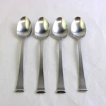 Lot Of 4 Cambridge CBS98 1/8" Place Oval Soup Spoon, 18/8 Stainless Satin. Fixed Price $17.24.