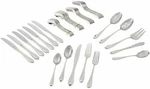 Gorham Studio 45 Piece Flatware Set Service For Stainless Steel 18/10 Gift New. Fixed Price $240.00.