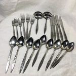 Lot Of 22 Vazuma Stainless Steel Ladle Spoon Fork Knife Vintage Rare. Fixed Price $95.00.