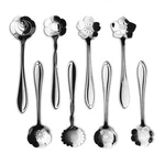 Ercrysto Stainless Steel Tableware - Creative Flower Coffee And Tea 5, Silver. Fixed Price $13.99.