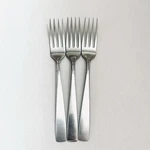 Oneida Satin Accent Stainless Flatware Dinner Forks Lot Set Of 3 Vtg. Fixed Price $45.99.