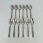 Oneida Chef's Table Satin 6 1/4" Teaspoons 12-PC 18/0 Stainless Steel B449STSF. Fixed Price $35.00.