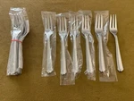 (6) Cake Forks Mikasa Classico Satin Korea 1/4". - (2AVAILABLE). Fixed Price $90.68.