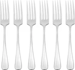 Savor Everyday Flatware Dinner Forks, Set Of 6, 18/0 Stainless Steel, Silverware. Fixed Price $26.99.