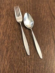 Marshall Field MFF9 STAINLESS18/8 Japan 1- Teaspoon 6" Salad Fork 3/4". Fixed Price $15.00.