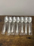 Lot 7X Towle Supreme Cutlery Ep Baroness 6 Teaspoon Silverplate New, Nos. Fixed Price $26.99.