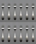 Oneida Stainless Flatware Valley Forge - Salad Forks Set Of Twelve New. Fixed Price $24.99.