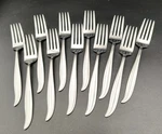 Set Of 11 Amrack AMK16 Pattern Stainless Dinner Forks 7 " Japan. Fixed Price $22.00.