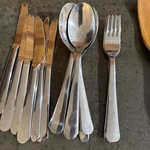 Stainless Flatware #22422 Set Of 3 Forks, 10 Spoons, 7 Knives By Ikea. Fixed Price $8.00.
