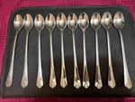 10 Bayport Stainless By Farberware Iced Tea Cream Soda Spoon 7 3/8". Fixed Price $18.00.