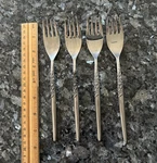 4 Vtg Capco Kitco UNF60 Dinner Forks 7.5" Stainless Steel Roses Japan. Fixed Price $35.00.