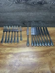 Lenox Vintage Jewel 18/10 Stainless Flatware Mixed Lot Of 16. Fixed Price $51.68.