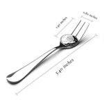 Small Appetizer Forks And Demitasse Spoons Stainless Steel Set Of 12 5.4 Inches. Fixed Price $15.30.
