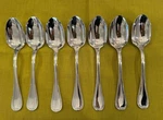 Christofle Malmaison Sterling Silver Soup Dessert Spoon 7 1/2" Left!. Fixed Price $210.00.