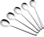 Stainless Steel Soup Spoons Long Handled Silver 8.7X1.6 Inches,. Fixed Price $22.26.