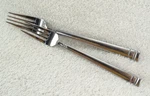 Sunnybrook Dinner Fork & Salad Lot Oneida Gloss Stainless Flatware Vietnam. Fixed Price $17.95.