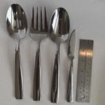 Oneida Flatware Moda 4 Pc. Hostess Set Stainless Steel 18/10 Silverware. Fixed Price $22.34.