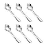 Kyraton 5.5" Mini Coffee Spoons - Stainless 1.SILVER 6 Pcs,. Fixed Price $10.49.