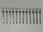 Oneida Midland Set Of 12 Dinner Forks 7 1/2" Quality Stainless. Fixed Price $14.99.