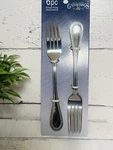 Godinger Stainless Dinner 6 Forks Gatherings By Steel Full Sz Bead Design 18/0. Fixed Price $18.00.