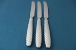 Ralph Lauren Equestrian Braid Dinner Knives Hollow (set Of 3) Indonesia 9 1/2". Fixed Price $89.24.