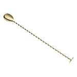 Mercer Barfly 15.75" Spoon With Muddler Gold Plated. Fixed Price $19.43.
