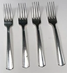 Vtg 1940S Lot Victor & Co International Silverplate INS233 Dinner Forks. Fixed Price $17.99.