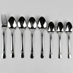 Lot Of 8 Wallace Silver WAS223 (stainless) Flatware 7 Spoons 1 Dinner Fork. Fixed Price $27.89.