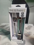 Farberware Fine Stainless Steel 12 Dinner Forks - New. Fixed Price $10.52.